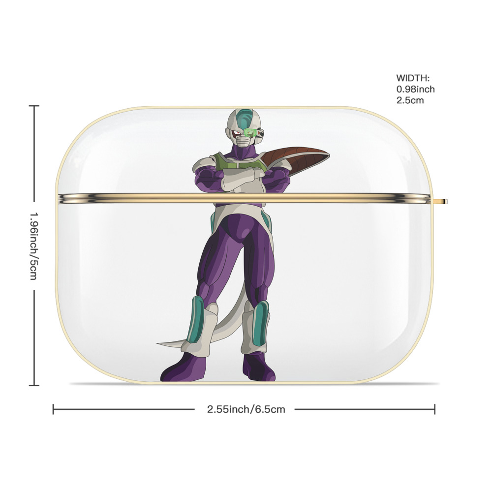 ドラゴンボール フリーザ DRAGON BALL Frieza 【AirPods Pro用】ハードシェル保護ケース｜耐衝撃・防指紋・カラビナ付き商品仕様