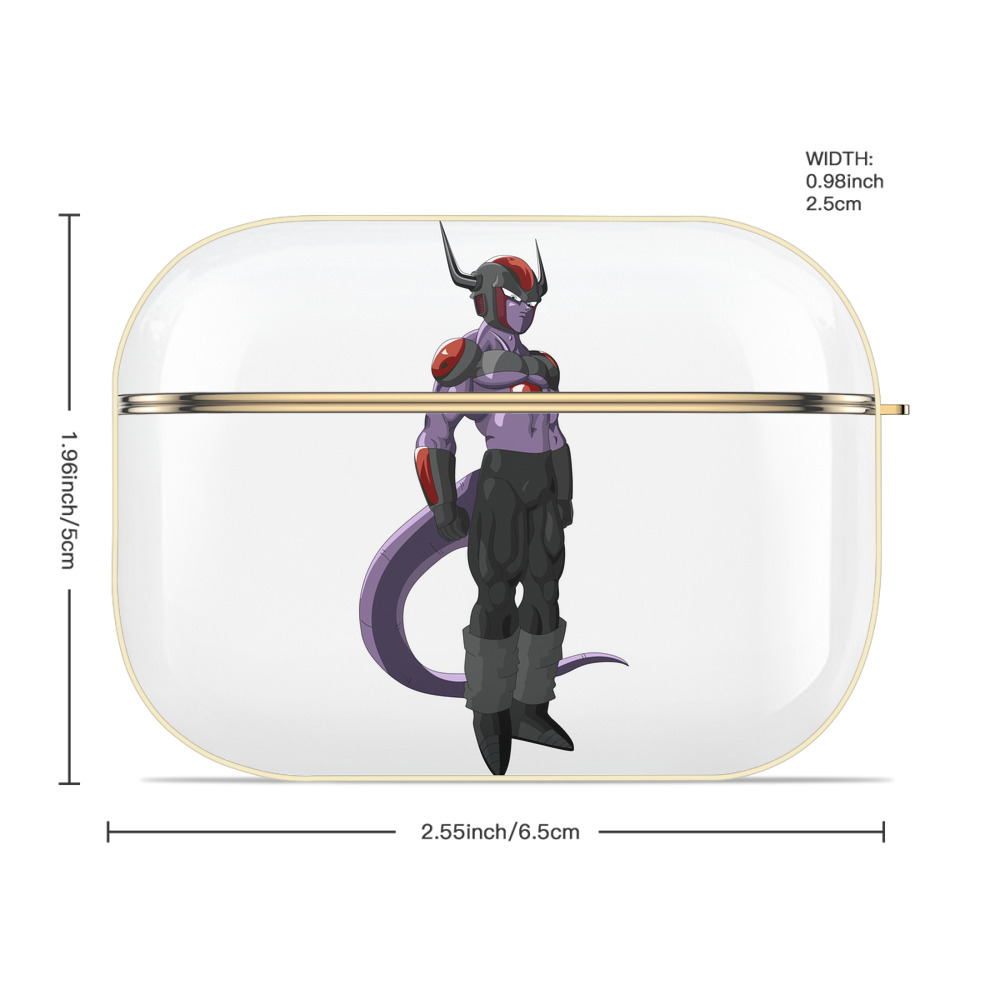 ドラゴンボール フリーザ DRAGON BALL Frieza 【AirPods Pro用】ハードシェル保護ケース｜耐衝撃・防指紋・カラビナ付き商品仕様