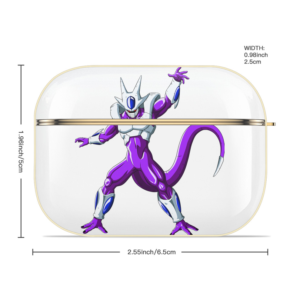 ドラゴンボール クウラ DRAGON BALL Cooler Coora 【AirPods Pro用】ハードシェル保護ケース｜耐衝撃・防指紋・カラビナ付き商品仕様