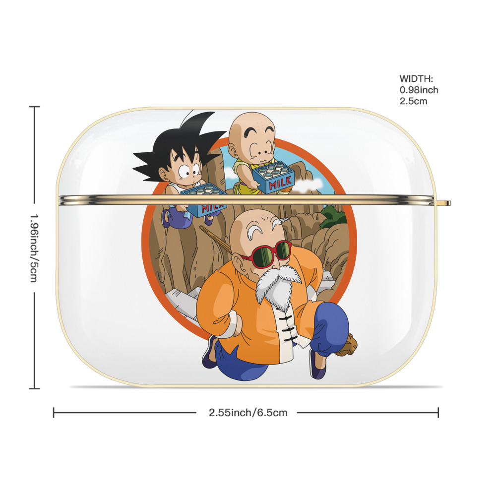 ドラゴンボール 亀仙人（かめせんにん） DRAGON BALL Master Roshi Kame Sennin 【AirPods Pro用】ハードシェル保護ケース｜耐衝撃・防指紋・カラビナ付き商品仕様