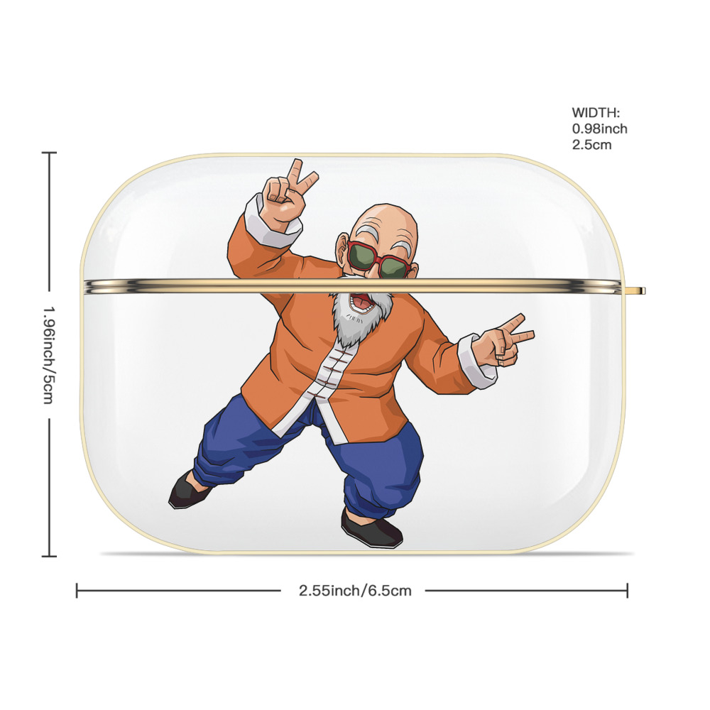 ドラゴンボール 亀仙人（かめせんにん） DRAGON BALL Master Roshi Kame Sennin 【AirPods Pro用】ハードシェル保護ケース｜耐衝撃・防指紋・カラビナ付き商品仕様