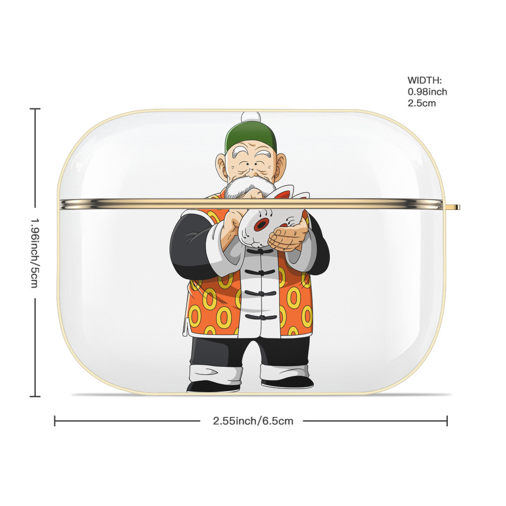 ドラゴンボール 亀仙人（かめせんにん） DRAGON BALL Master Roshi Kame Sennin 【AirPods Pro用】ハードシェル保護ケース｜耐衝撃・防指紋・カラビナ付き商品仕様