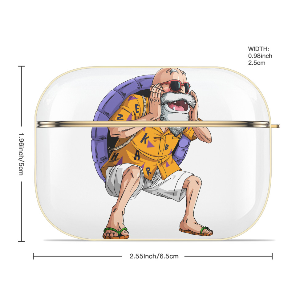 ドラゴンボール 亀仙人（かめせんにん） DRAGON BALL Master Roshi Kame Sennin 【AirPods Pro用】ハードシェル保護ケース｜耐衝撃・防指紋・カラビナ付き商品仕様