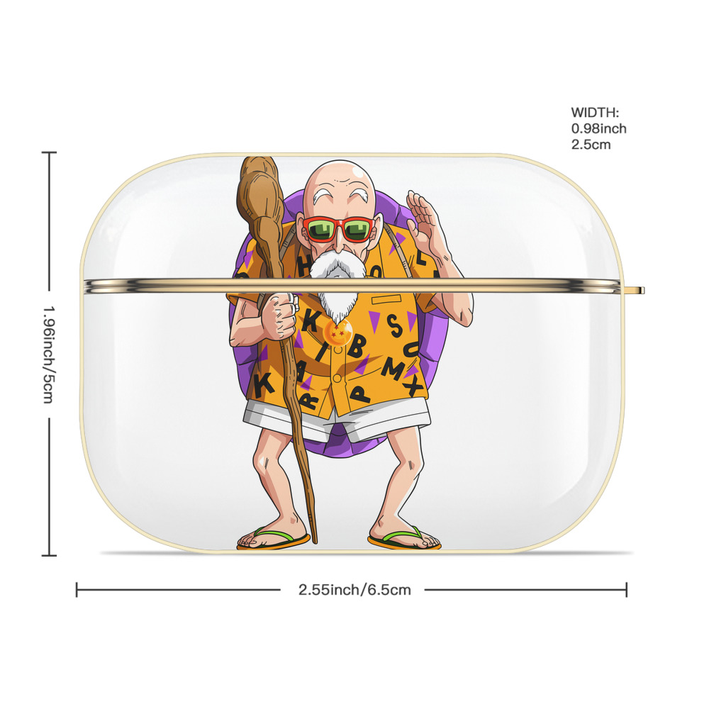 ドラゴンボール 亀仙人（かめせんにん） DRAGON BALL Master Roshi Kame Sennin 【AirPods Pro用】ハードシェル保護ケース｜耐衝撃・防指紋・カラビナ付き商品仕様