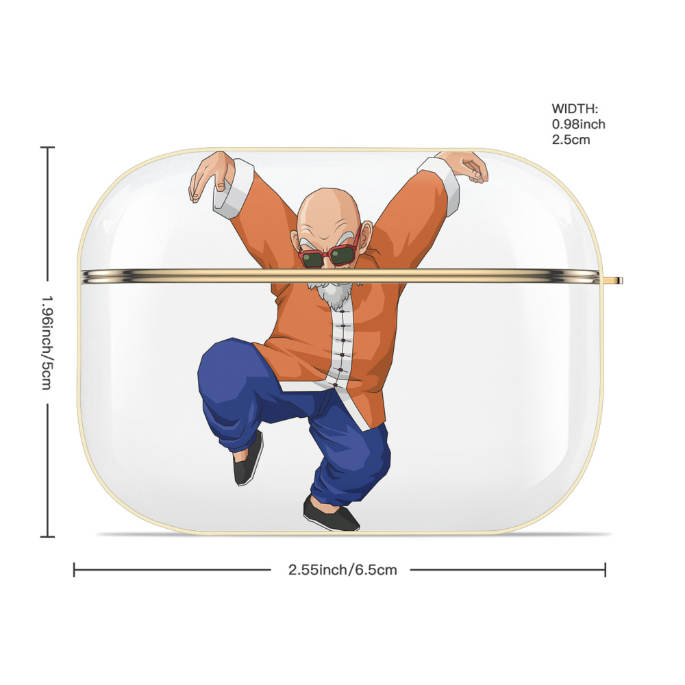 ドラゴンボール 亀仙人（かめせんにん） DRAGON BALL Master Roshi Kame Sennin 【AirPods Pro用】ハードシェル保護ケース｜耐衝撃・防指紋・カラビナ付き商品仕様