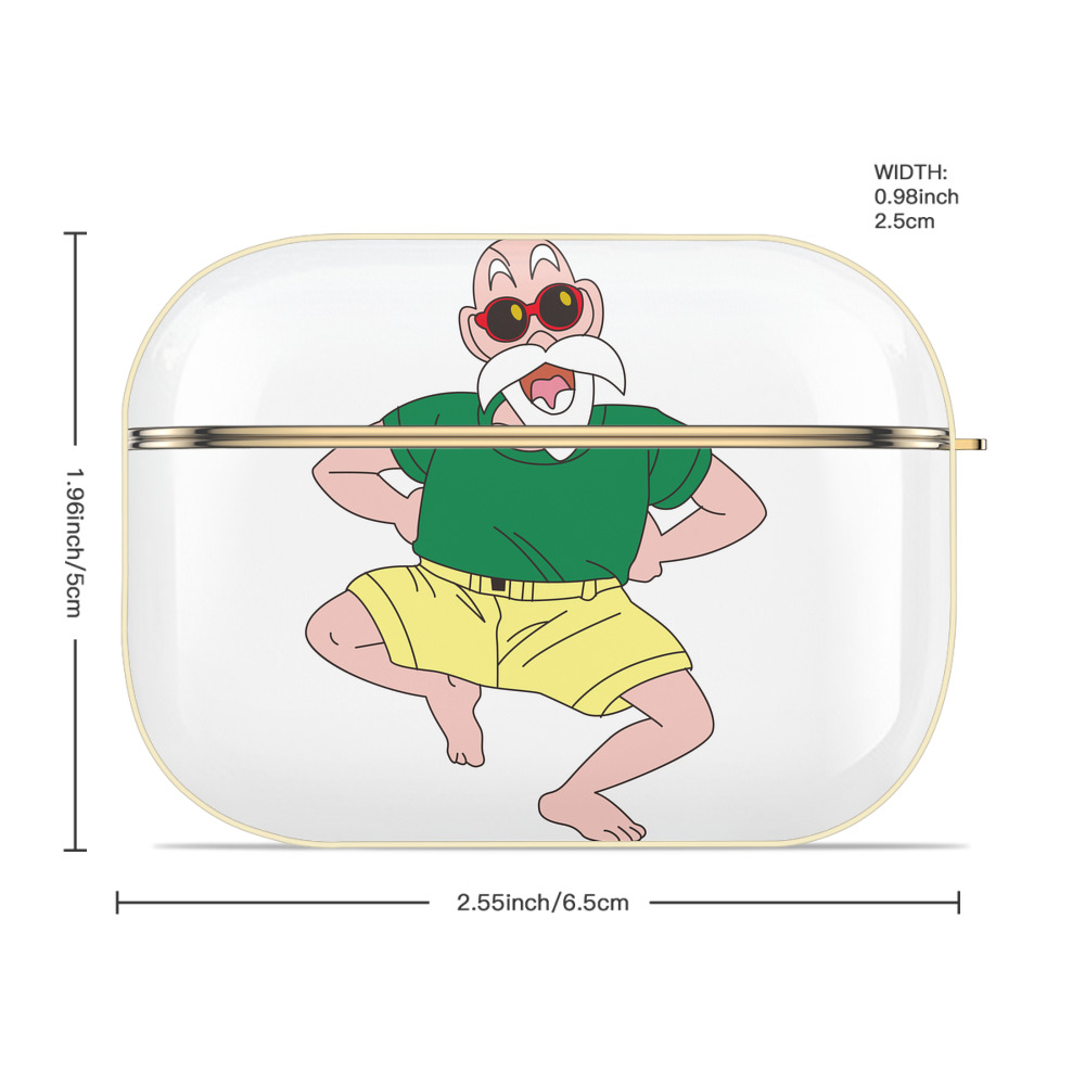 ドラゴンボール 亀仙人（かめせんにん） DRAGON BALL Master Roshi Kame Sennin 【AirPods Pro用】ハードシェル保護ケース｜耐衝撃・防指紋・カラビナ付き商品仕様