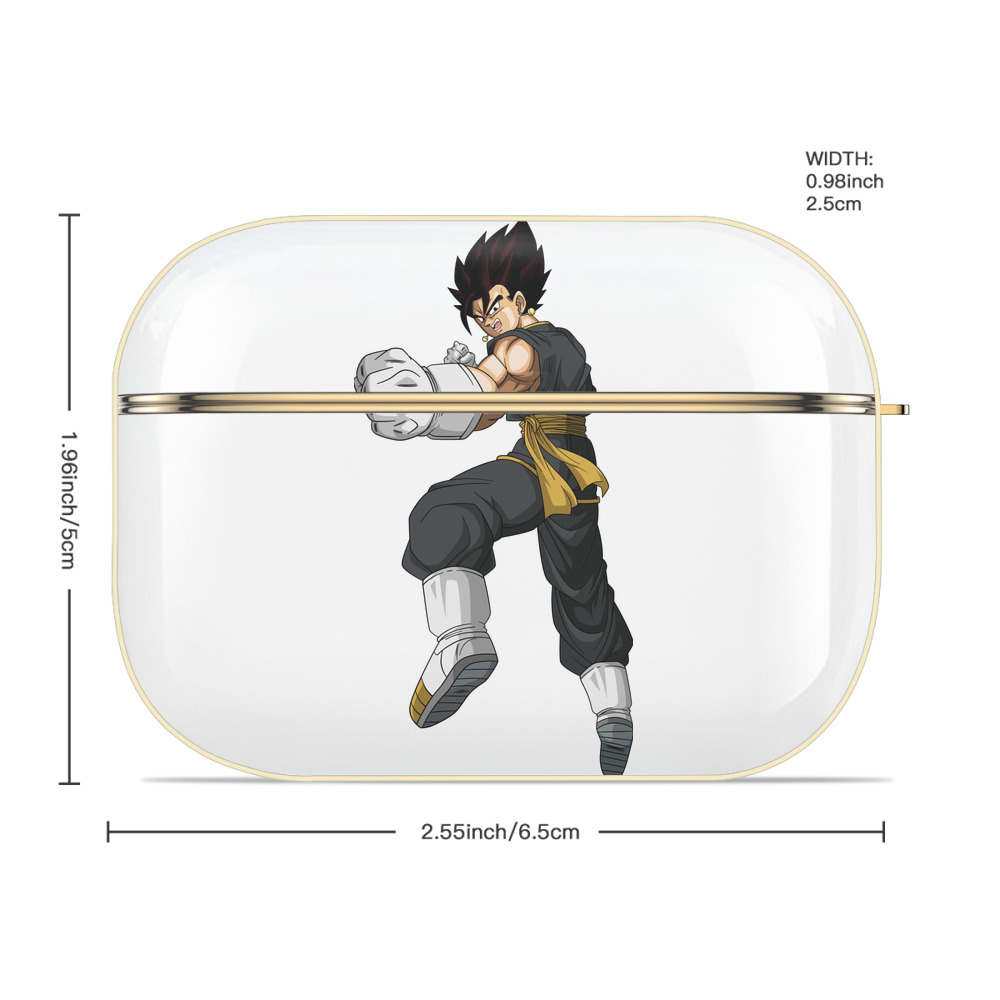 ドラゴンボール ベジット DRAGON BALL Vegetto 【AirPods Pro用】ハードシェル保護ケース｜耐衝撃・防指紋・カラビナ付き商品仕様