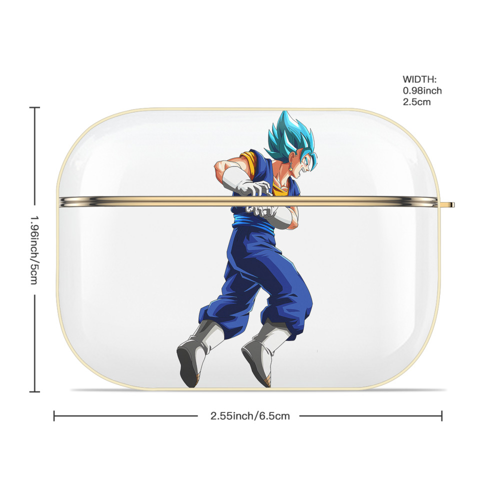 ドラゴンボール ベジット DRAGON BALL Vegetto 【AirPods Pro用】ハードシェル保護ケース｜耐衝撃・防指紋・カラビナ付き商品仕様