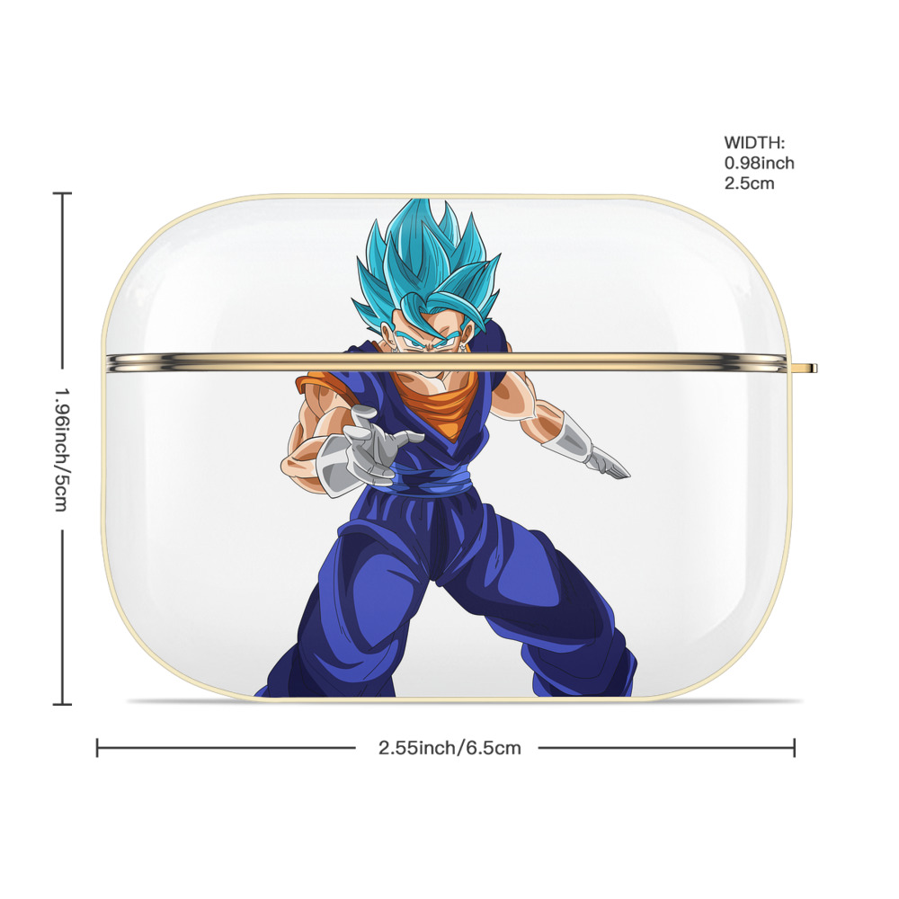 ドラゴンボール ベジット DRAGON BALL Vegetto 【AirPods Pro用】ハードシェル保護ケース｜耐衝撃・防指紋・カラビナ付き商品仕様