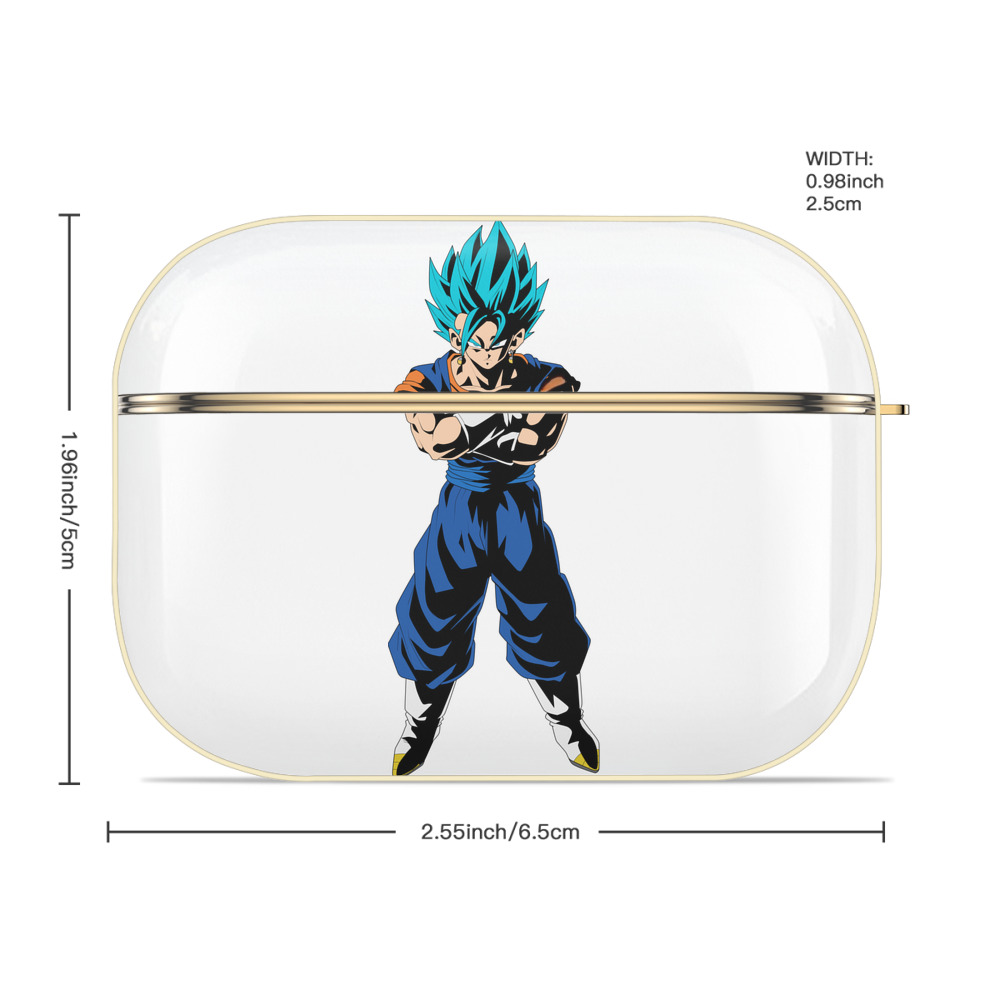 ドラゴンボール ベジット DRAGON BALL Vegetto 【AirPods Pro用】ハードシェル保護ケース｜耐衝撃・防指紋・カラビナ付き商品仕様
