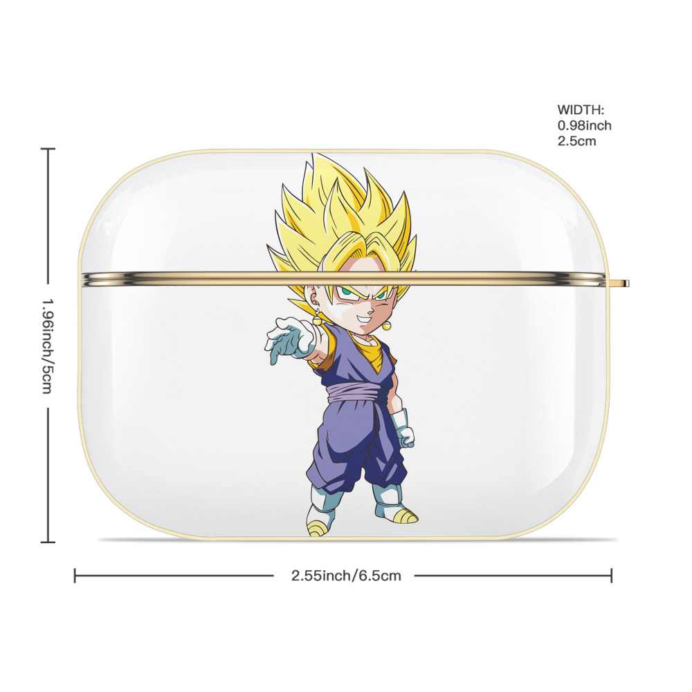 ドラゴンボール ベジット DRAGON BALL Vegetto 【AirPods Pro用】ハードシェル保護ケース｜耐衝撃・防指紋・カラビナ付き商品仕様