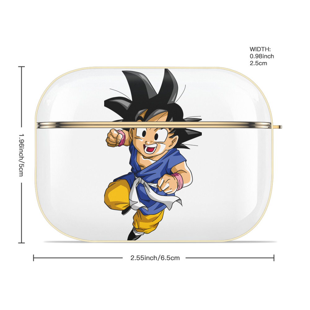 ドラゴンボール 孫悟天 そん ごてん DRAGON BALL Son Goten 【AirPods Pro用】ハードシェル保護ケース｜耐衝撃・防指紋・カラビナ付き商品仕様