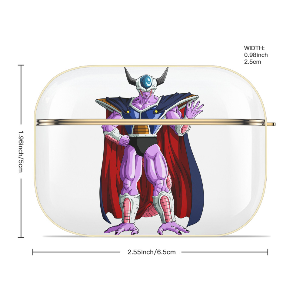 ドラゴンボール コルド大王 DRAGON BALL King Cold 【AirPods Pro用】ハードシェル保護ケース｜耐衝撃・防指紋・カラビナ付き商品仕様