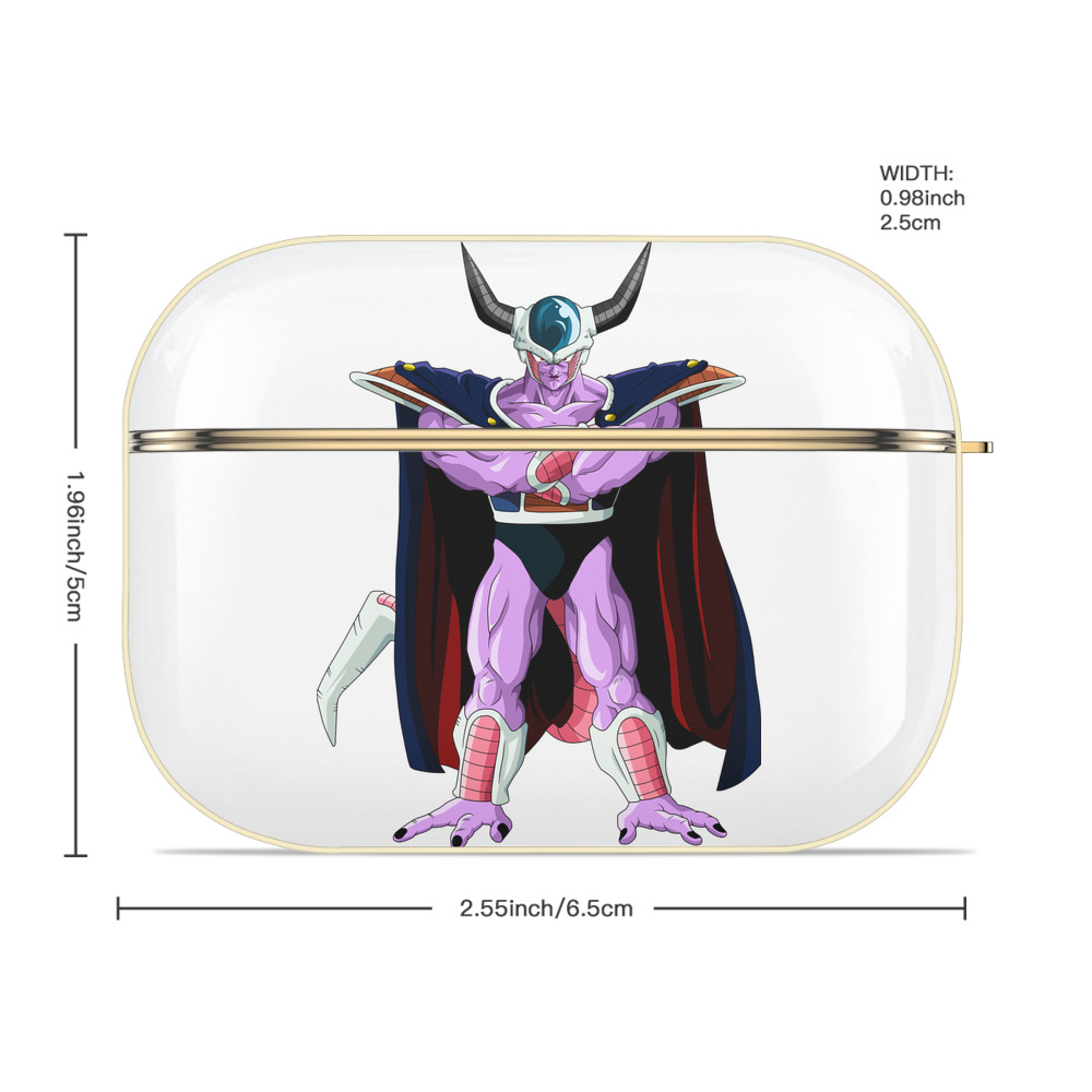 ドラゴンボール コルド大王 DRAGON BALL King Cold 【AirPods Pro用】ハードシェル保護ケース｜耐衝撃・防指紋・カラビナ付き商品仕様