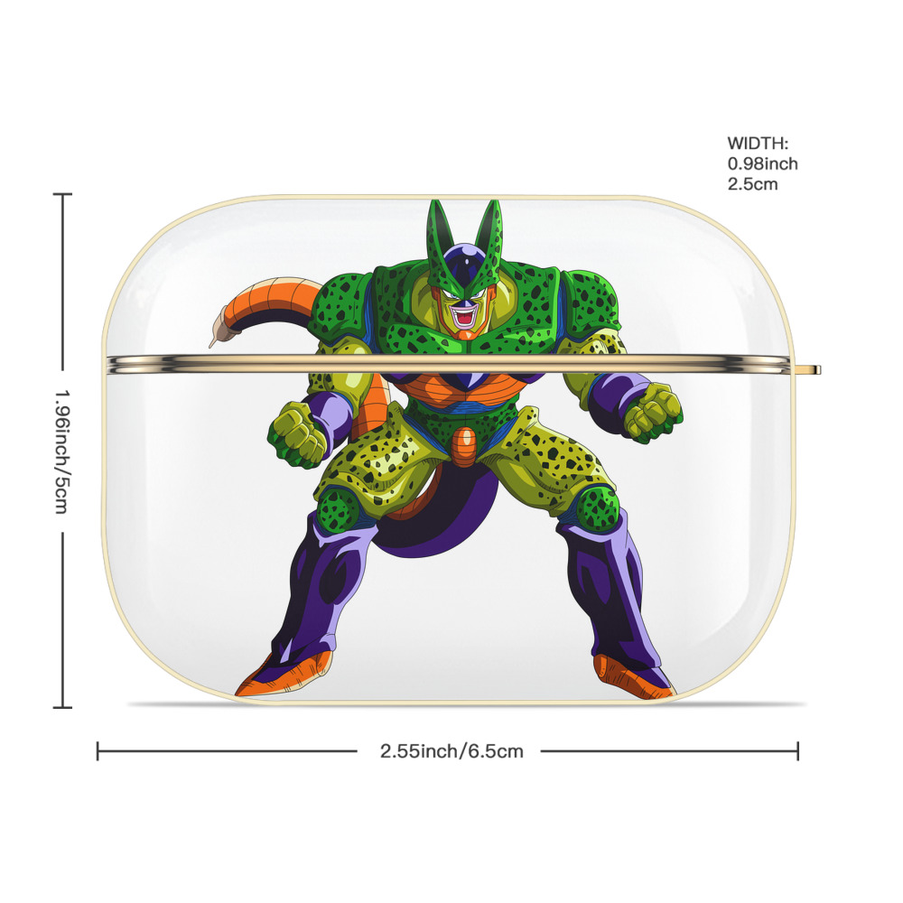 ドラゴンボール セル DRAGON BALL Cell 【AirPods Pro用】ハードシェル保護ケース｜耐衝撃・防指紋・カラビナ付き商品仕様