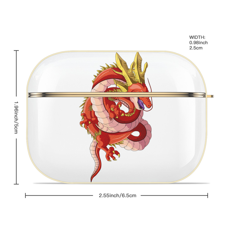 ドラゴンボール 神龍 シェンロン DRAGON BALL Shenron 【AirPods Pro用】ハードシェル保護ケース｜耐衝撃・防指紋・カラビナ付き商品仕様