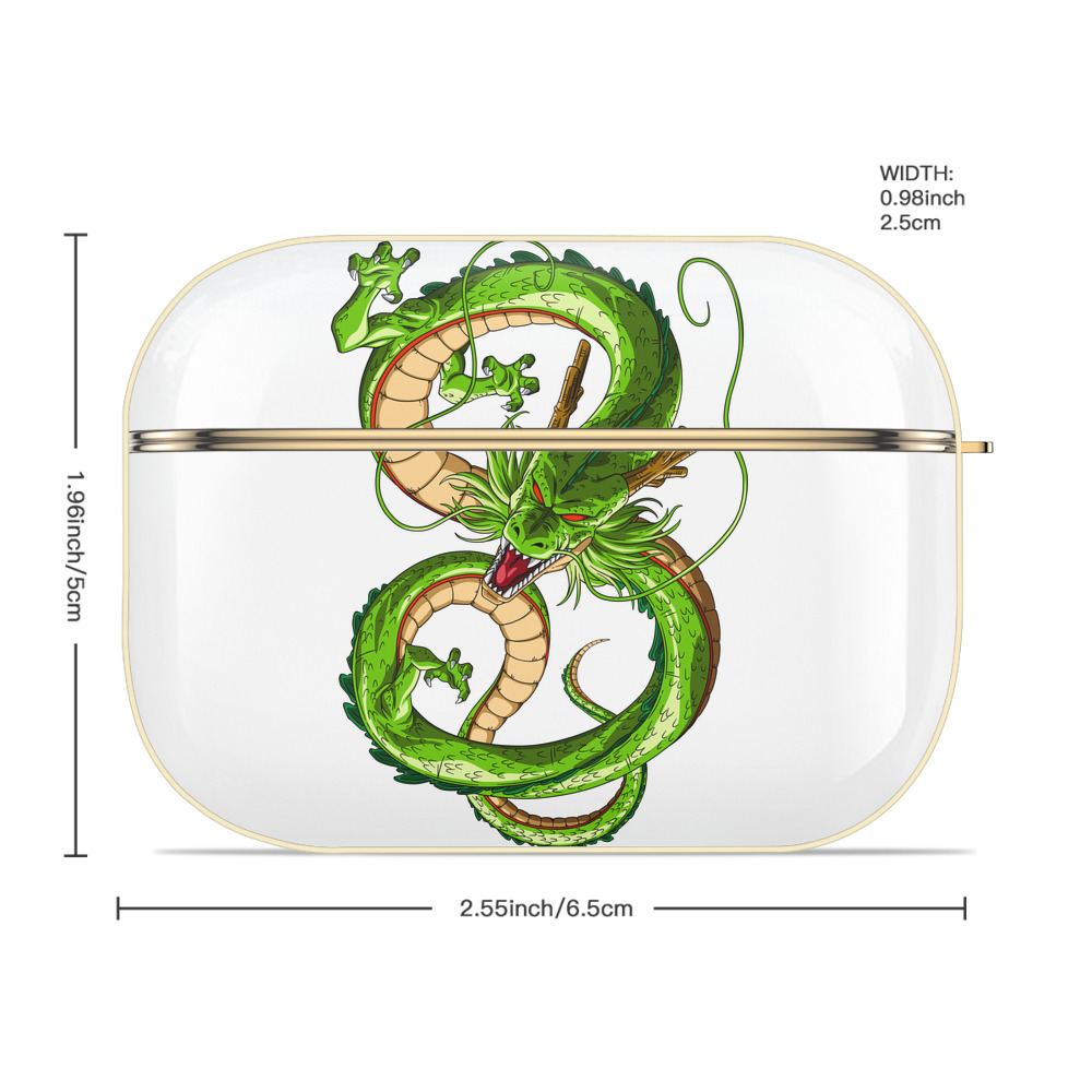 ドラゴンボール 神龍 シェンロン DRAGON BALL Shenron 【AirPods Pro用】ハードシェル保護ケース｜耐衝撃・防指紋・カラビナ付き商品仕様