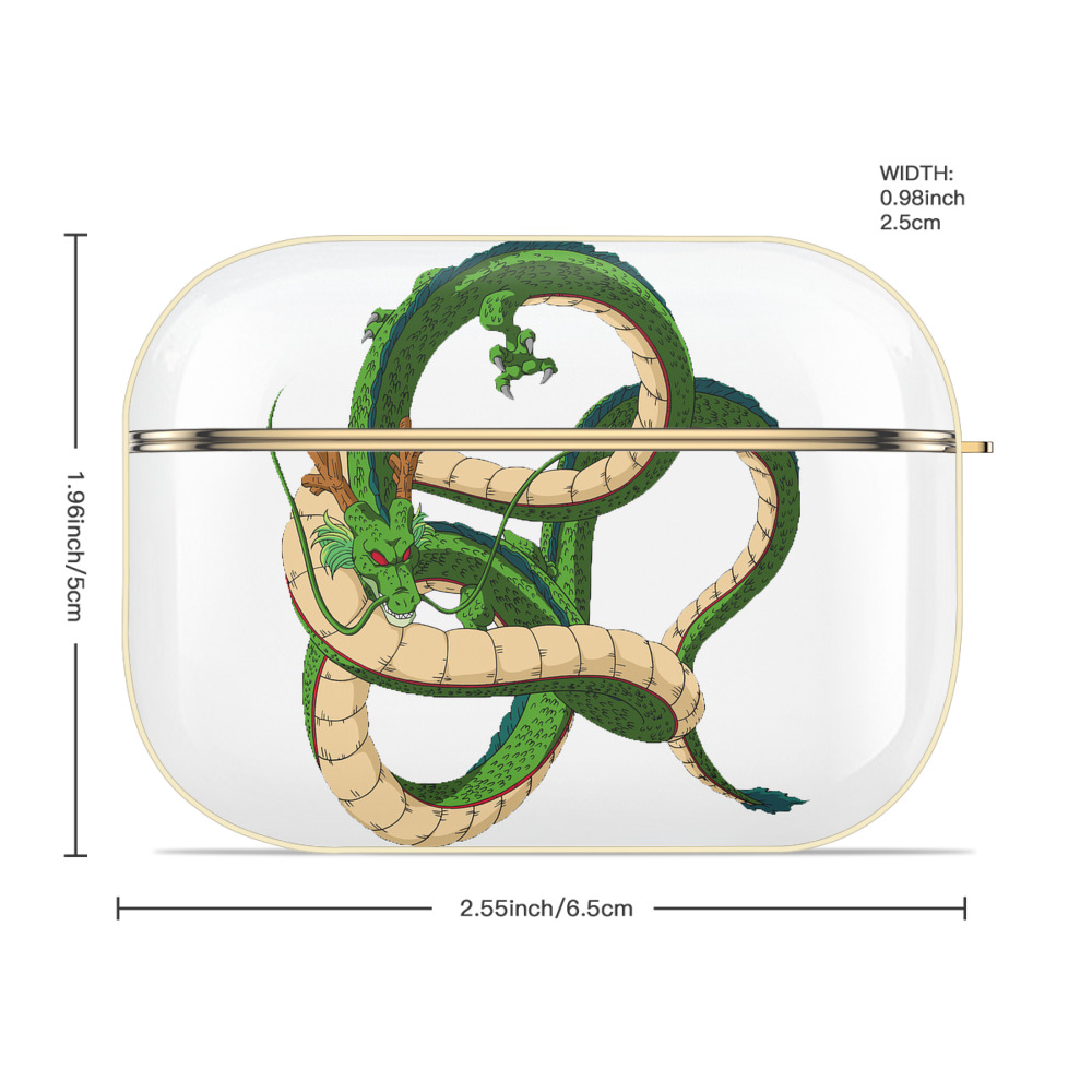 ドラゴンボール 神龍 シェンロン DRAGON BALL Shenron 【AirPods Pro用】ハードシェル保護ケース｜耐衝撃・防指紋・カラビナ付き商品仕様