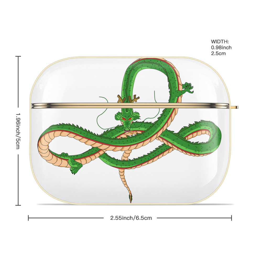 ドラゴンボール 神龍 シェンロン DRAGON BALL Shenron 【AirPods Pro用】ハードシェル保護ケース｜耐衝撃・防指紋・カラビナ付き商品仕様