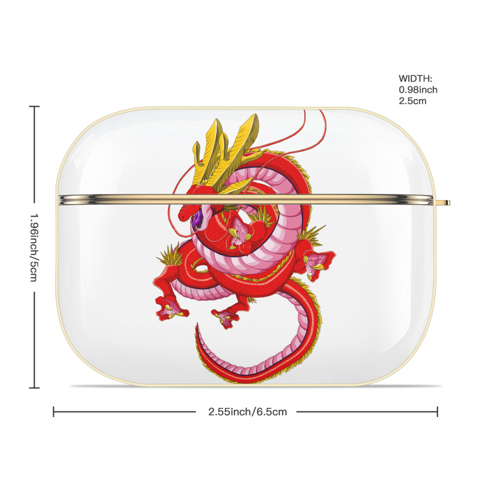 ドラゴンボール 神龍 シェンロン DRAGON BALL Shenron 【AirPods Pro用】ハードシェル保護ケース｜耐衝撃・防指紋・カラビナ付き商品仕様