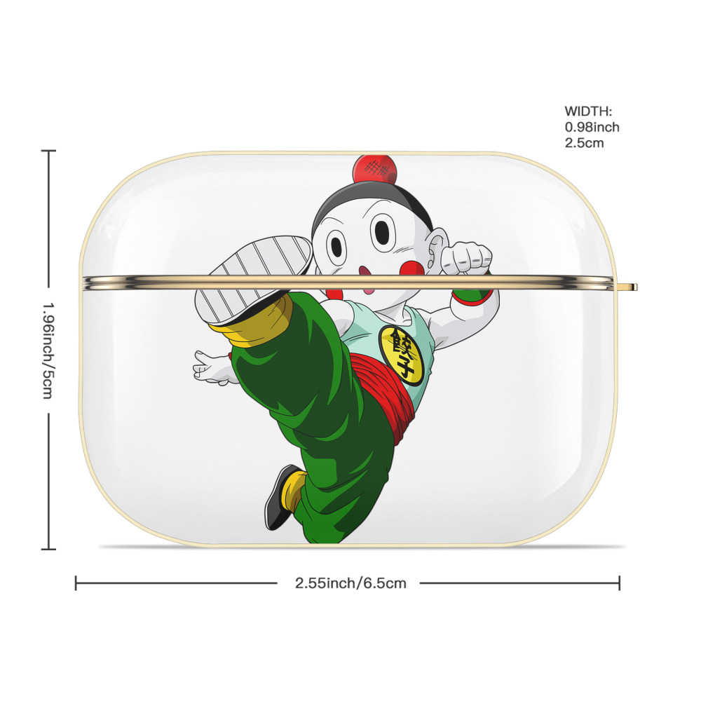 ドラゴンボール 餃子（チャオズ）DRAGON BALL Chaoz 【AirPods Pro用】ハードシェル保護ケース｜耐衝撃・防指紋・カラビナ付き商品仕様