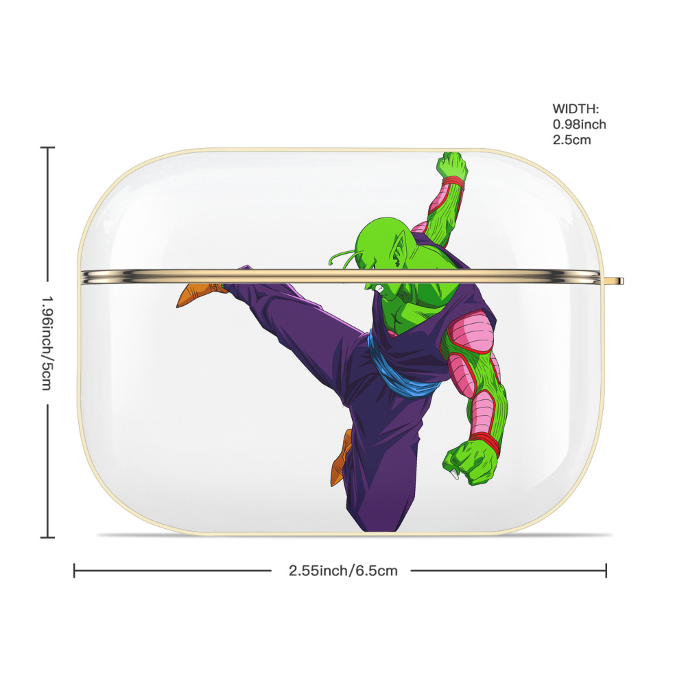 ドラゴンボール ピッコロ DRAGON BALL Piccolo 【AirPods Pro用】ハードシェル保護ケース｜耐衝撃・防指紋・カラビナ付き商品仕様