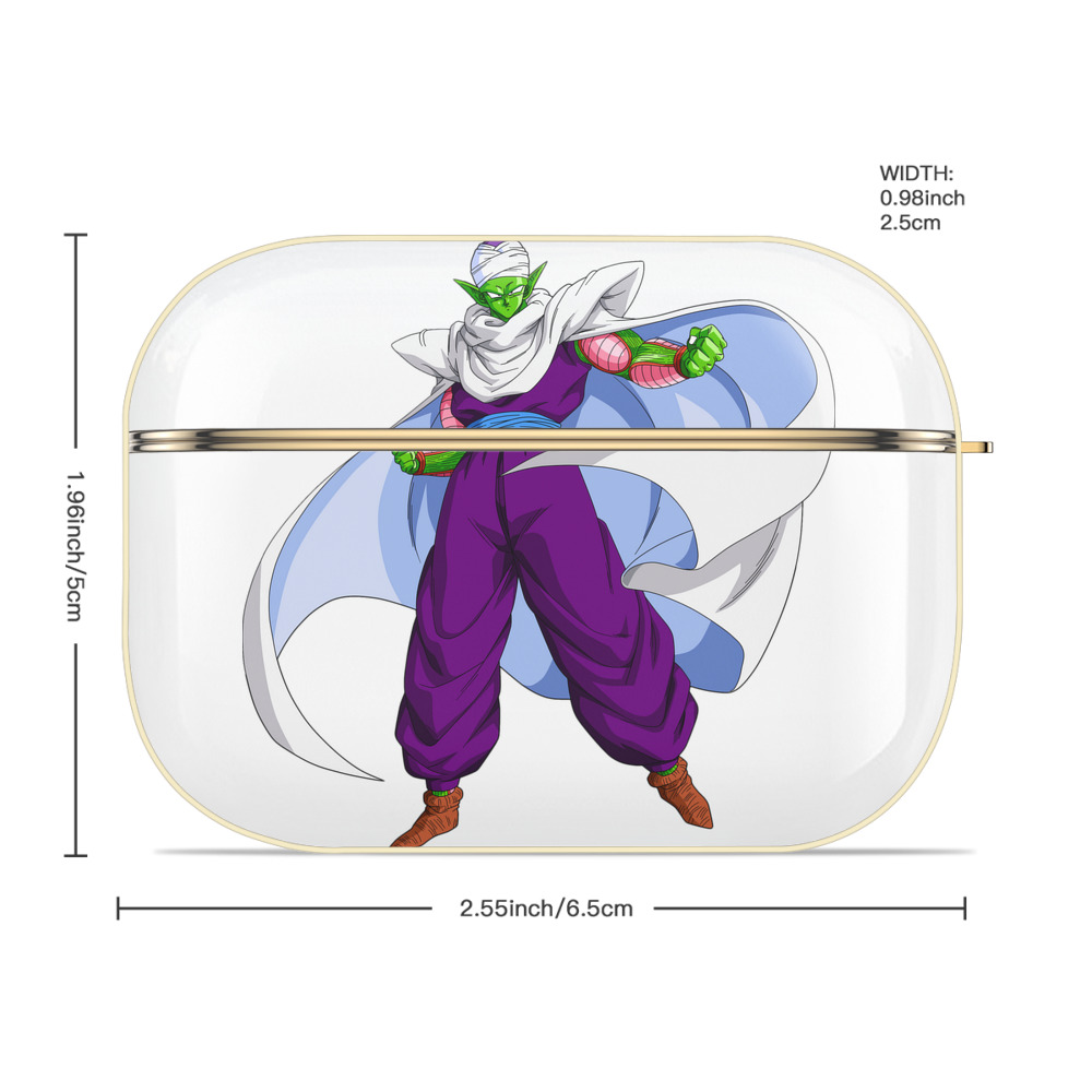 ドラゴンボール ピッコロ DRAGON BALL Piccolo 【AirPods Pro用】ハードシェル保護ケース｜耐衝撃・防指紋・カラビナ付き商品仕様