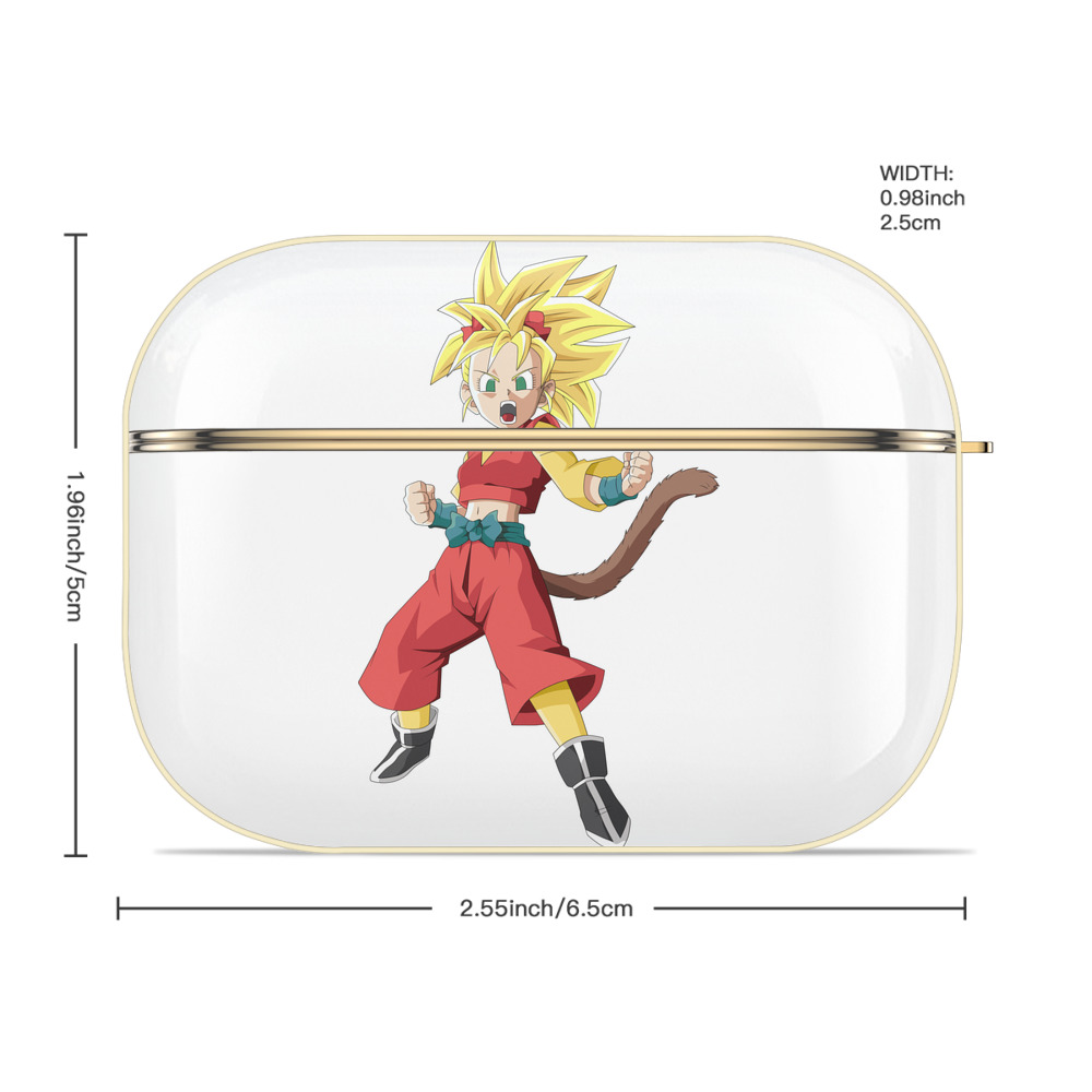 ドラゴンボール カリフラ DRAGON BALL Caulifla 【AirPods Pro用】ハードシェル保護ケース｜耐衝撃・防指紋・カラビナ付き商品仕様