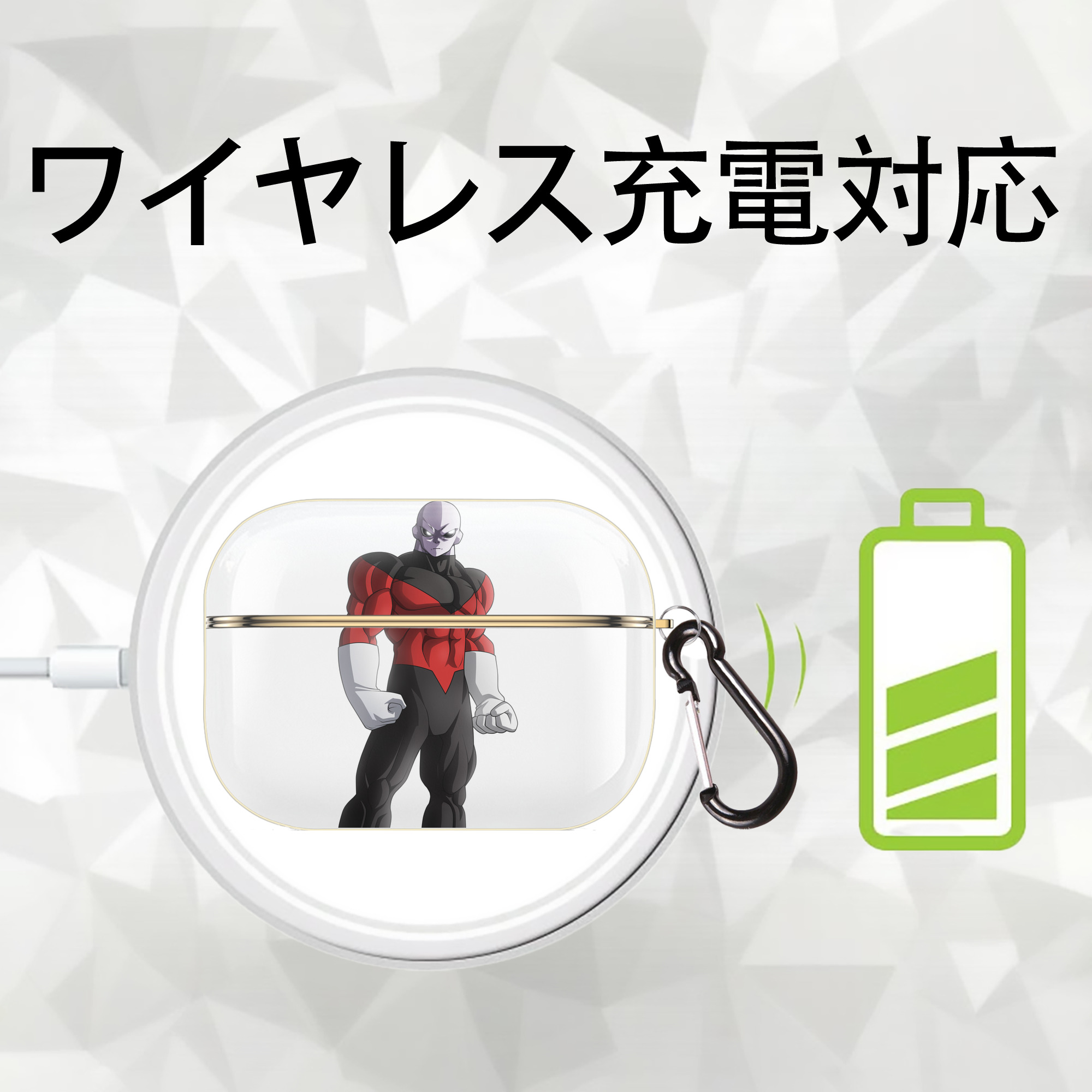 ドラゴンボール DRAGON BALL 【AirPods Pro用】ハードシェル保護ケース｜耐衝撃・防指紋・カラビナ付き商品仕様