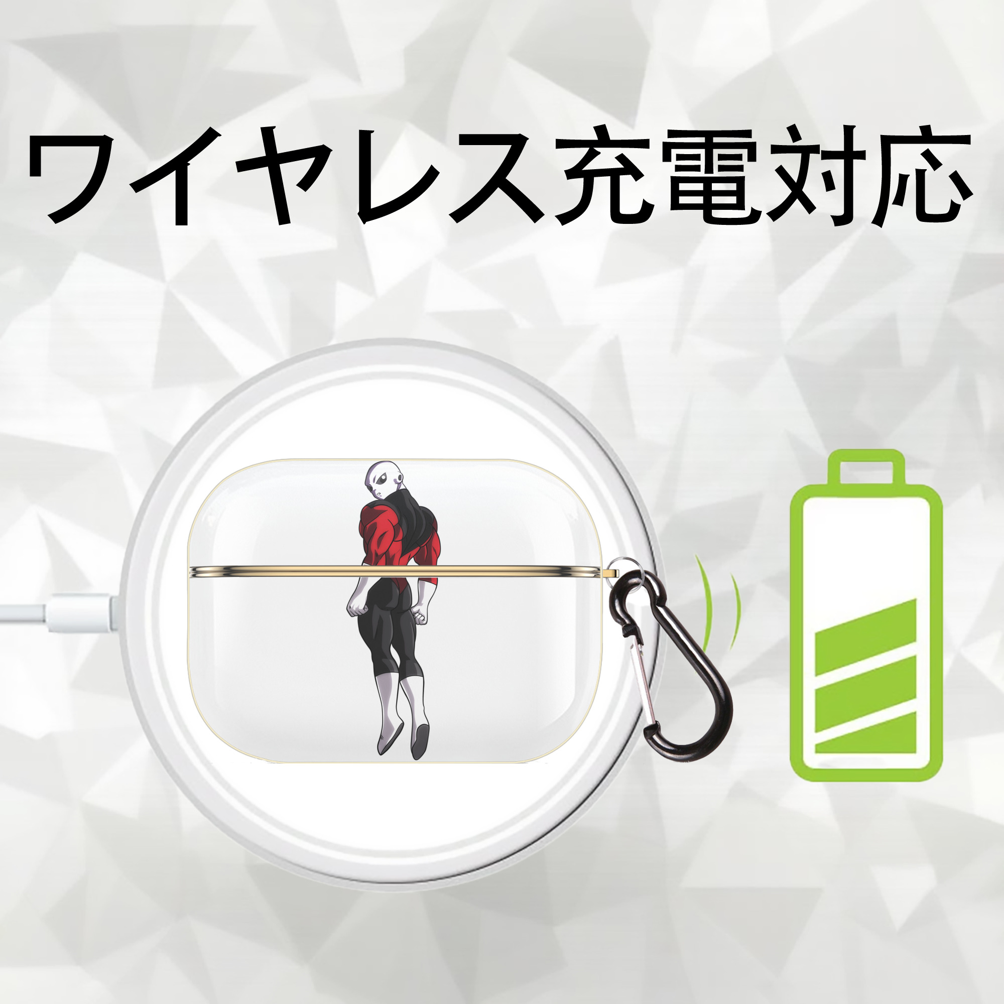 ドラゴンボール DRAGON BALL 【AirPods Pro用】ハードシェル保護ケース｜耐衝撃・防指紋・カラビナ付き商品仕様