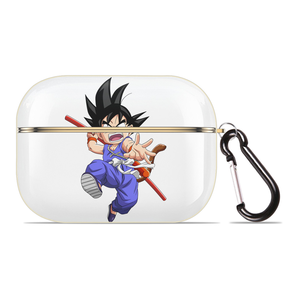（画像用） ドラゴンボール 孫悟空（そん ごくう）Son Goku カカロット DRAGON BALL Kakarotto 【AirPods Pro用】ハードシェル保護ケース｜耐衝撃・防指紋・カラビナ付き商品仕様