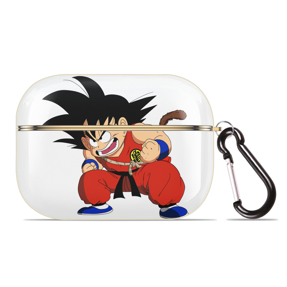 （画像用） ドラゴンボール 孫悟空（そん ごくう）Son Goku カカロット DRAGON BALL Kakarotto 【AirPods Pro用】ハードシェル保護ケース｜耐衝撃・防指紋・カラビナ付き商品仕様
