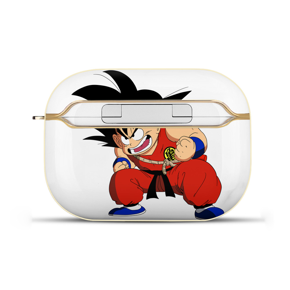 （画像用） ドラゴンボール 孫悟空（そん ごくう）Son Goku カカロット DRAGON BALL Kakarotto 【AirPods Pro用】ハードシェル保護ケース｜耐衝撃・防指紋・カラビナ付き商品仕様