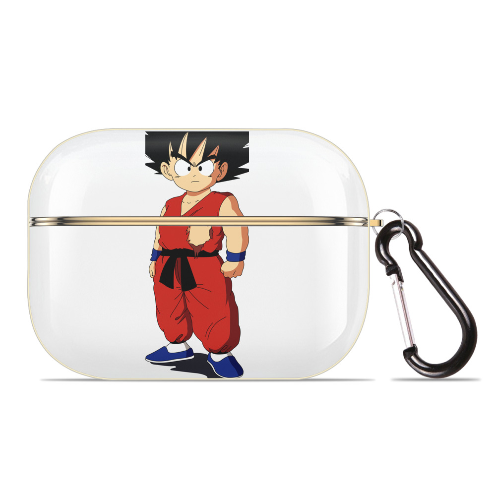 （画像用） ドラゴンボール 孫悟空（そん ごくう）Son Goku カカロット DRAGON BALL Kakarotto 【AirPods Pro用】ハードシェル保護ケース｜耐衝撃・防指紋・カラビナ付き商品仕様