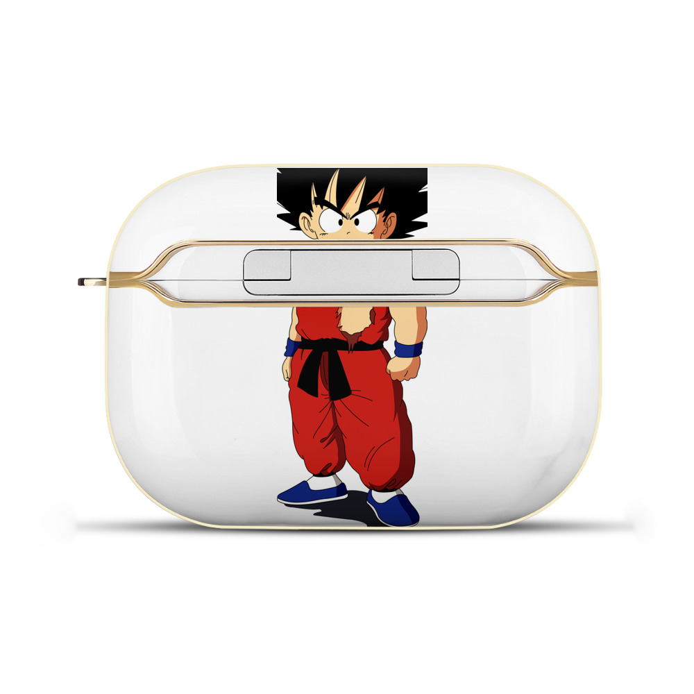 （画像用） ドラゴンボール 孫悟空（そん ごくう）Son Goku カカロット DRAGON BALL Kakarotto 【AirPods Pro用】ハードシェル保護ケース｜耐衝撃・防指紋・カラビナ付き商品仕様