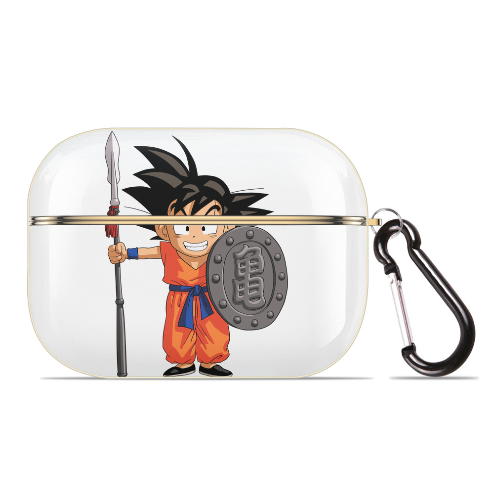 （画像用） ドラゴンボール 孫悟空（そん ごくう）Son Goku カカロット DRAGON BALL Kakarotto 【AirPods Pro用】ハードシェル保護ケース｜耐衝撃・防指紋・カラビナ付き商品仕様
