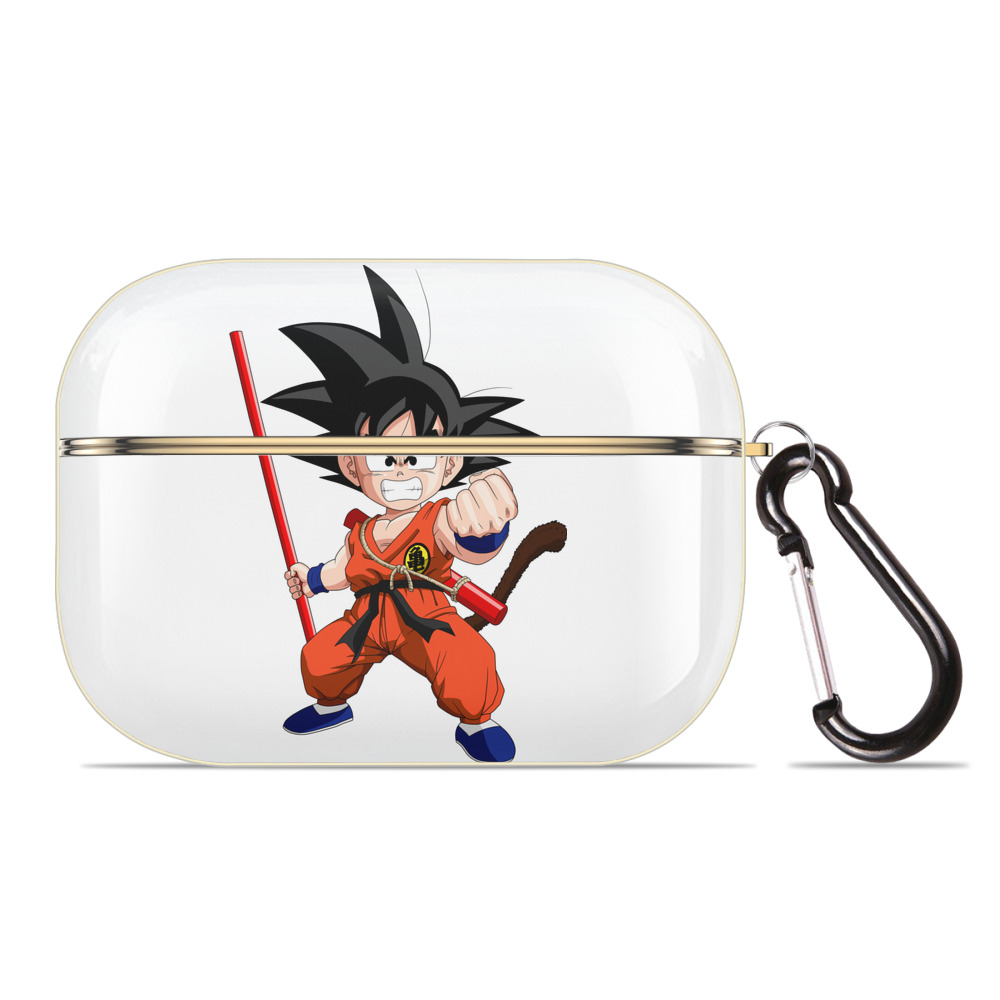 （画像用） ドラゴンボール 孫悟空（そん ごくう）Son Goku カカロット DRAGON BALL Kakarotto 【AirPods Pro用】ハードシェル保護ケース｜耐衝撃・防指紋・カラビナ付き商品仕様