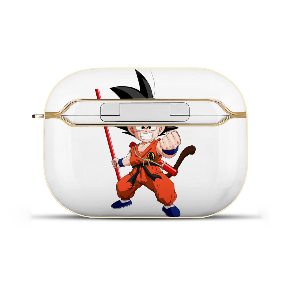 （画像用） ドラゴンボール 孫悟空（そん ごくう）Son Goku カカロット DRAGON BALL Kakarotto 【AirPods Pro用】ハードシェル保護ケース｜耐衝撃・防指紋・カラビナ付き商品仕様