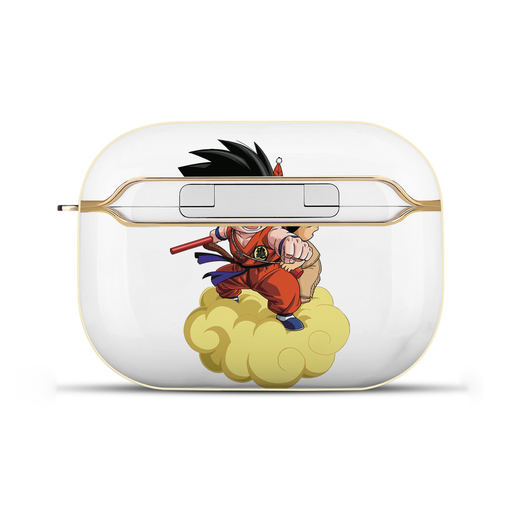 （画像用） ドラゴンボール 孫悟空（そん ごくう）Son Goku カカロット DRAGON BALL Kakarotto 【AirPods Pro用】ハードシェル保護ケース｜耐衝撃・防指紋・カラビナ付き商品仕様