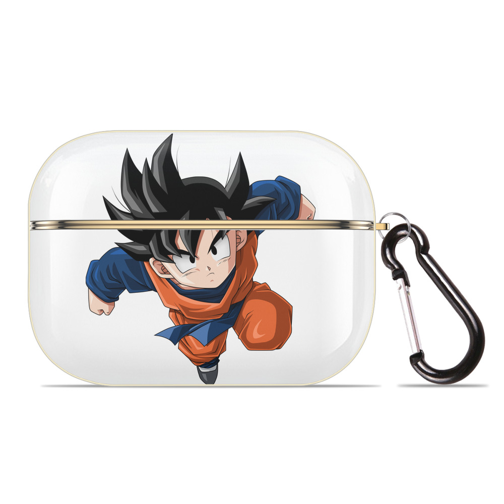（画像用） ドラゴンボール 孫悟空（そん ごくう）Son Goku カカロット DRAGON BALL Kakarotto 【AirPods Pro用】ハードシェル保護ケース｜耐衝撃・防指紋・カラビナ付き商品仕様