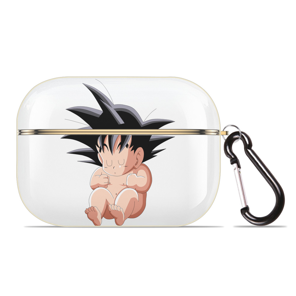 （画像用） ドラゴンボール 孫悟空（そん ごくう）Son Goku カカロット DRAGON BALL Kakarotto 【AirPods Pro用】ハードシェル保護ケース｜耐衝撃・防指紋・カラビナ付き商品仕様