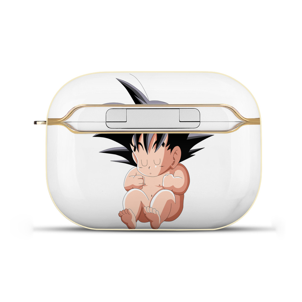 （画像用） ドラゴンボール 孫悟空（そん ごくう）Son Goku カカロット DRAGON BALL Kakarotto 【AirPods Pro用】ハードシェル保護ケース｜耐衝撃・防指紋・カラビナ付き商品仕様