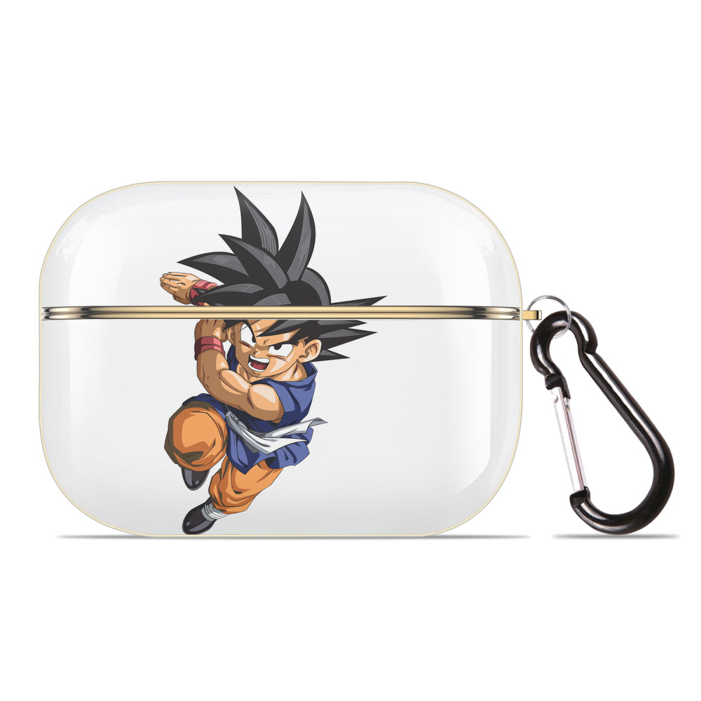 （画像用） ドラゴンボール 孫悟空（そん ごくう）Son Goku カカロット DRAGON BALL Kakarotto 【AirPods Pro用】ハードシェル保護ケース｜耐衝撃・防指紋・カラビナ付き商品仕様