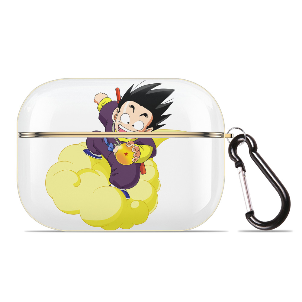 （画像用） ドラゴンボール 孫悟空（そん ごくう）Son Goku カカロット DRAGON BALL Kakarotto 【AirPods Pro用】ハードシェル保護ケース｜耐衝撃・防指紋・カラビナ付き商品仕様