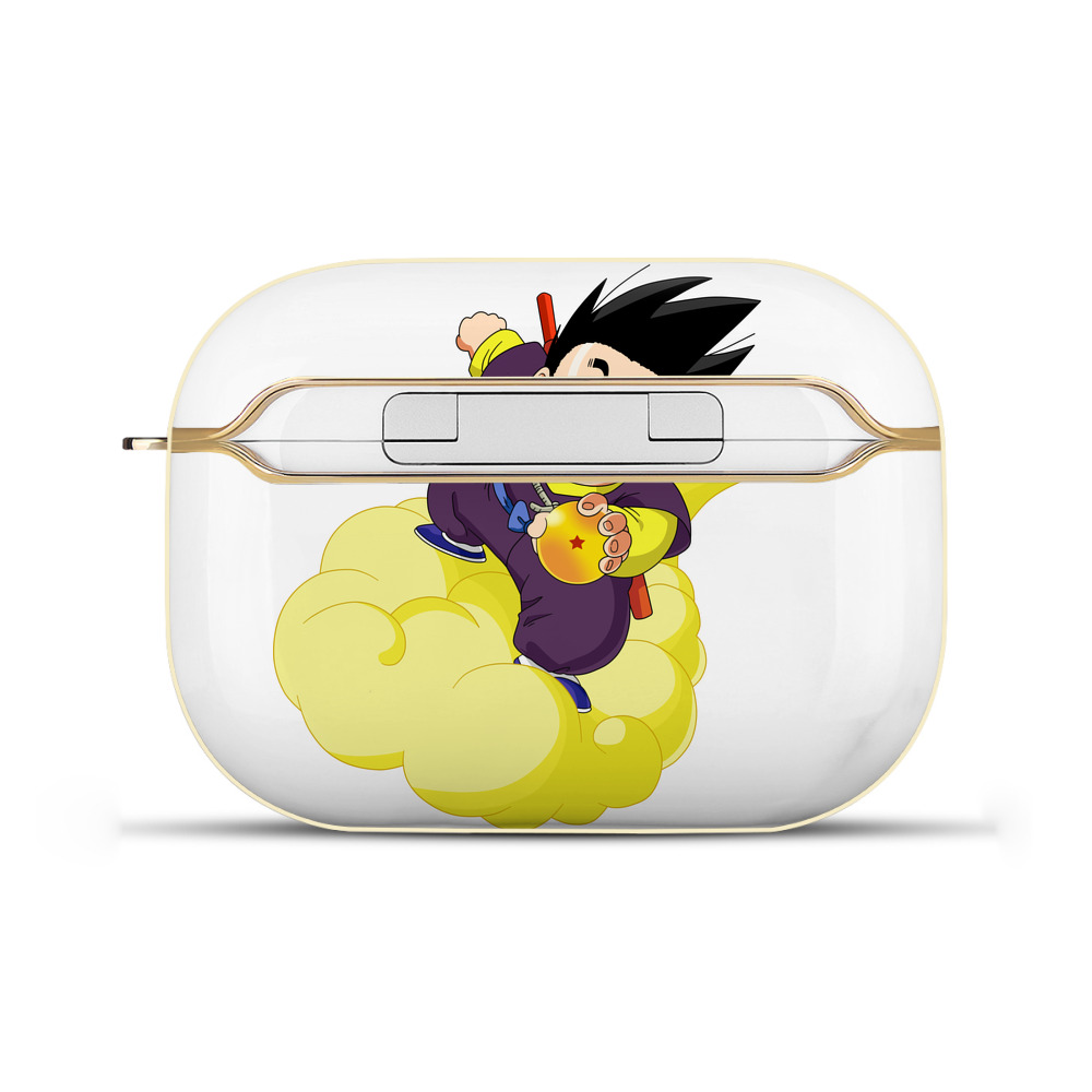（画像用） ドラゴンボール 孫悟空（そん ごくう）Son Goku カカロット DRAGON BALL Kakarotto 【AirPods Pro用】ハードシェル保護ケース｜耐衝撃・防指紋・カラビナ付き商品仕様