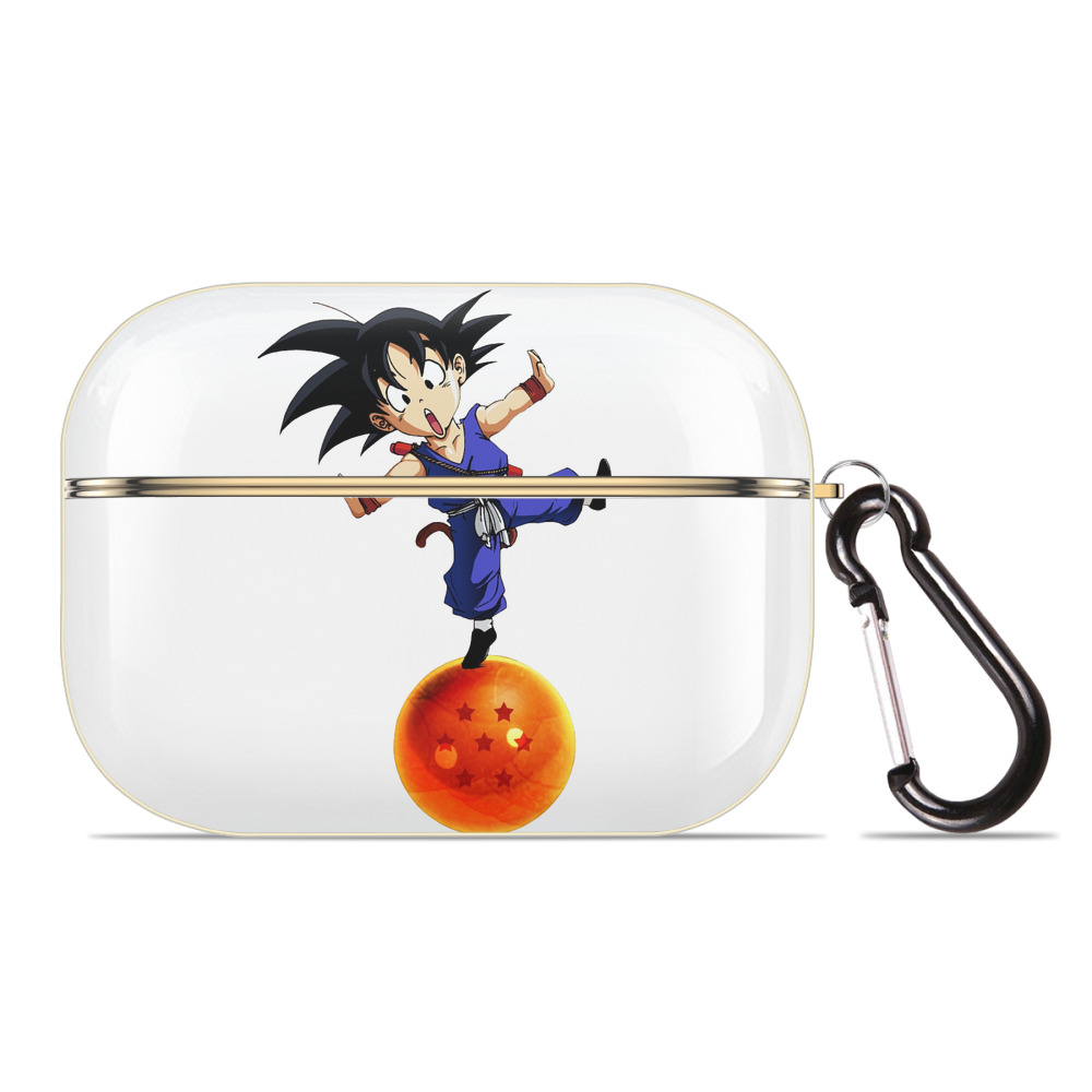 （画像用） ドラゴンボール 孫悟空（そん ごくう）Son Goku カカロット DRAGON BALL Kakarotto 【AirPods Pro用】ハードシェル保護ケース｜耐衝撃・防指紋・カラビナ付き商品仕様