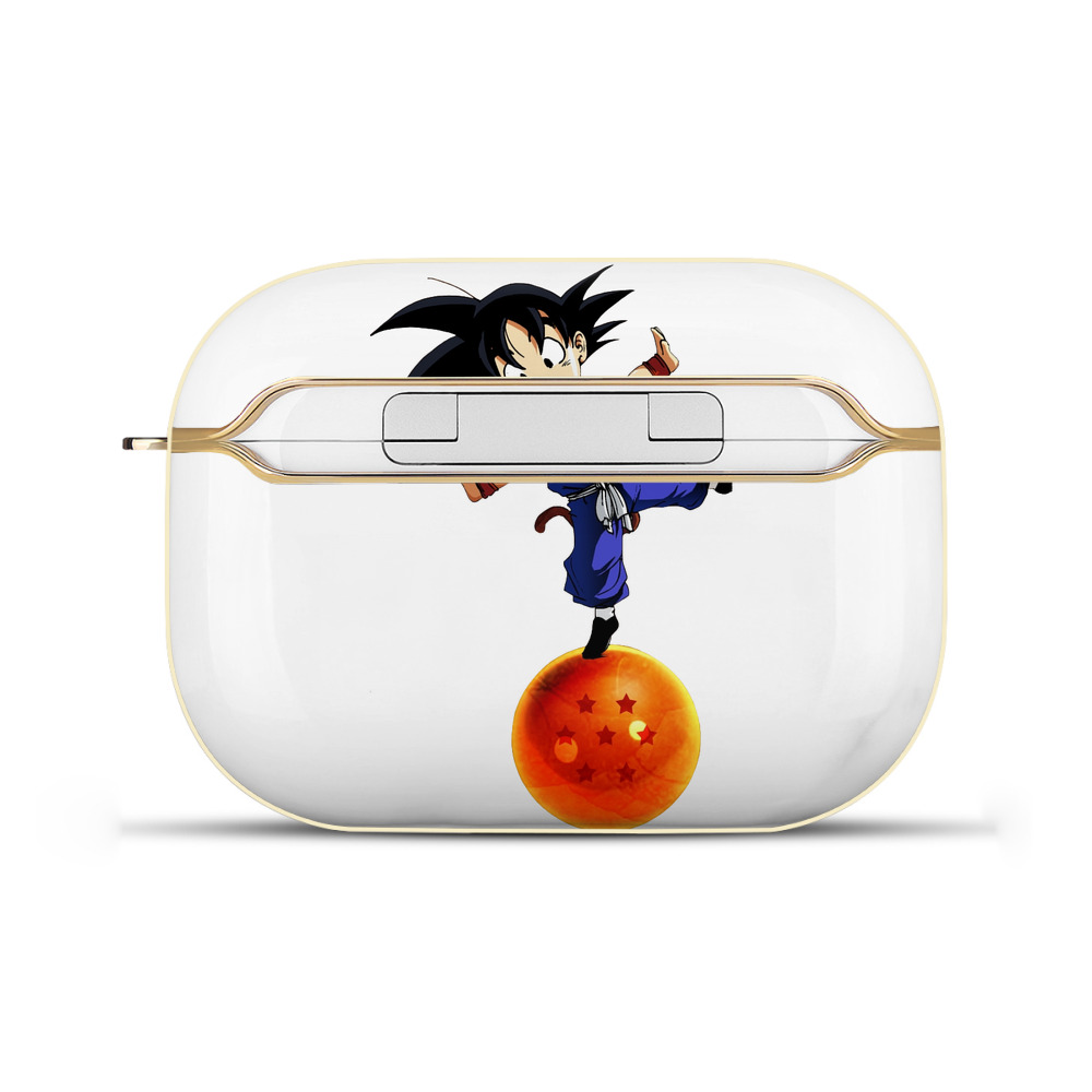（画像用） ドラゴンボール 孫悟空（そん ごくう）Son Goku カカロット DRAGON BALL Kakarotto 【AirPods Pro用】ハードシェル保護ケース｜耐衝撃・防指紋・カラビナ付き商品仕様