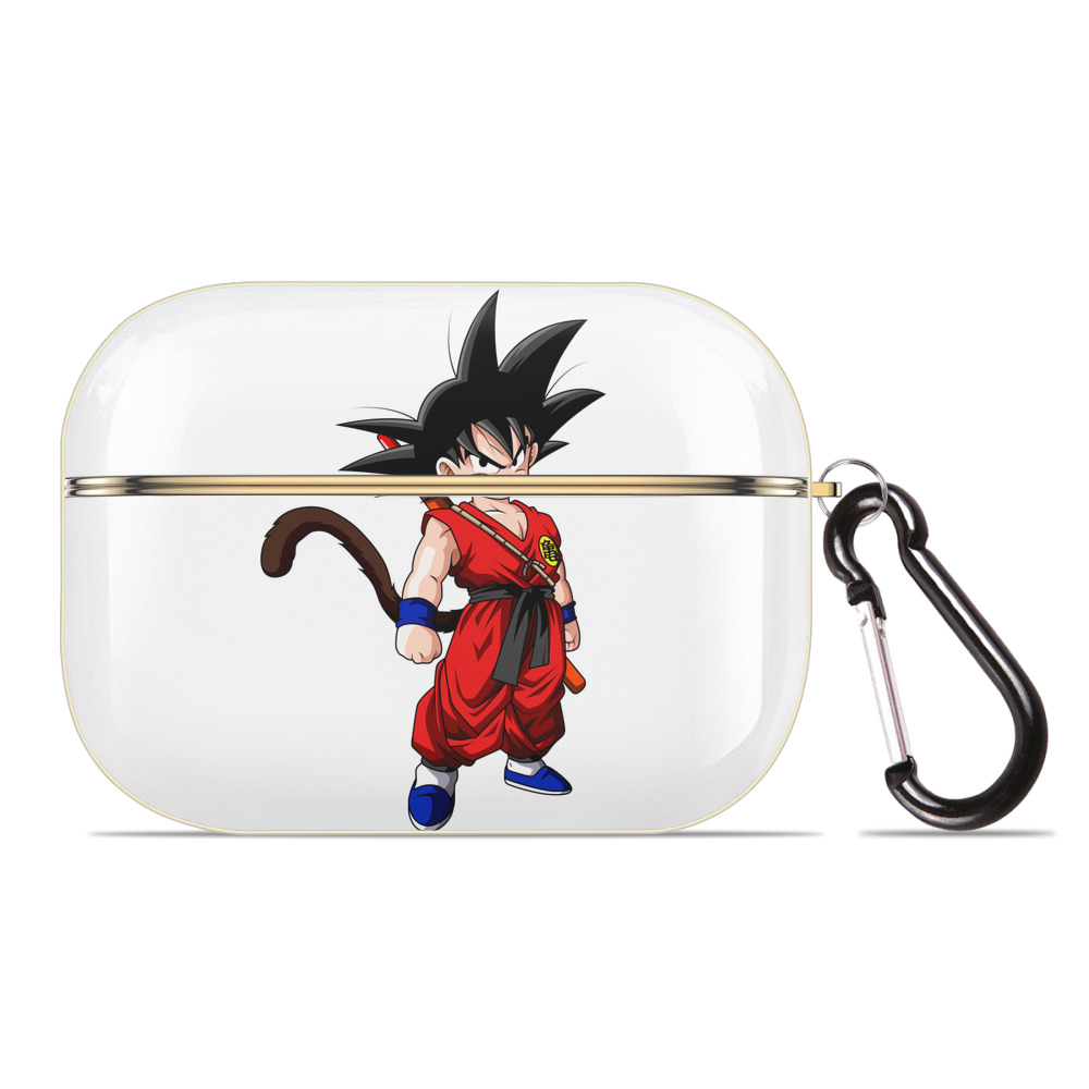 （画像用） ドラゴンボール 孫悟空（そん ごくう）Son Goku カカロット DRAGON BALL Kakarotto 【AirPods Pro用】ハードシェル保護ケース｜耐衝撃・防指紋・カラビナ付き商品仕様