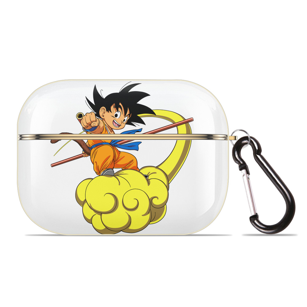（画像用） ドラゴンボール 孫悟空（そん ごくう）Son Goku カカロット DRAGON BALL Kakarotto 【AirPods Pro用】ハードシェル保護ケース｜耐衝撃・防指紋・カラビナ付き商品仕様