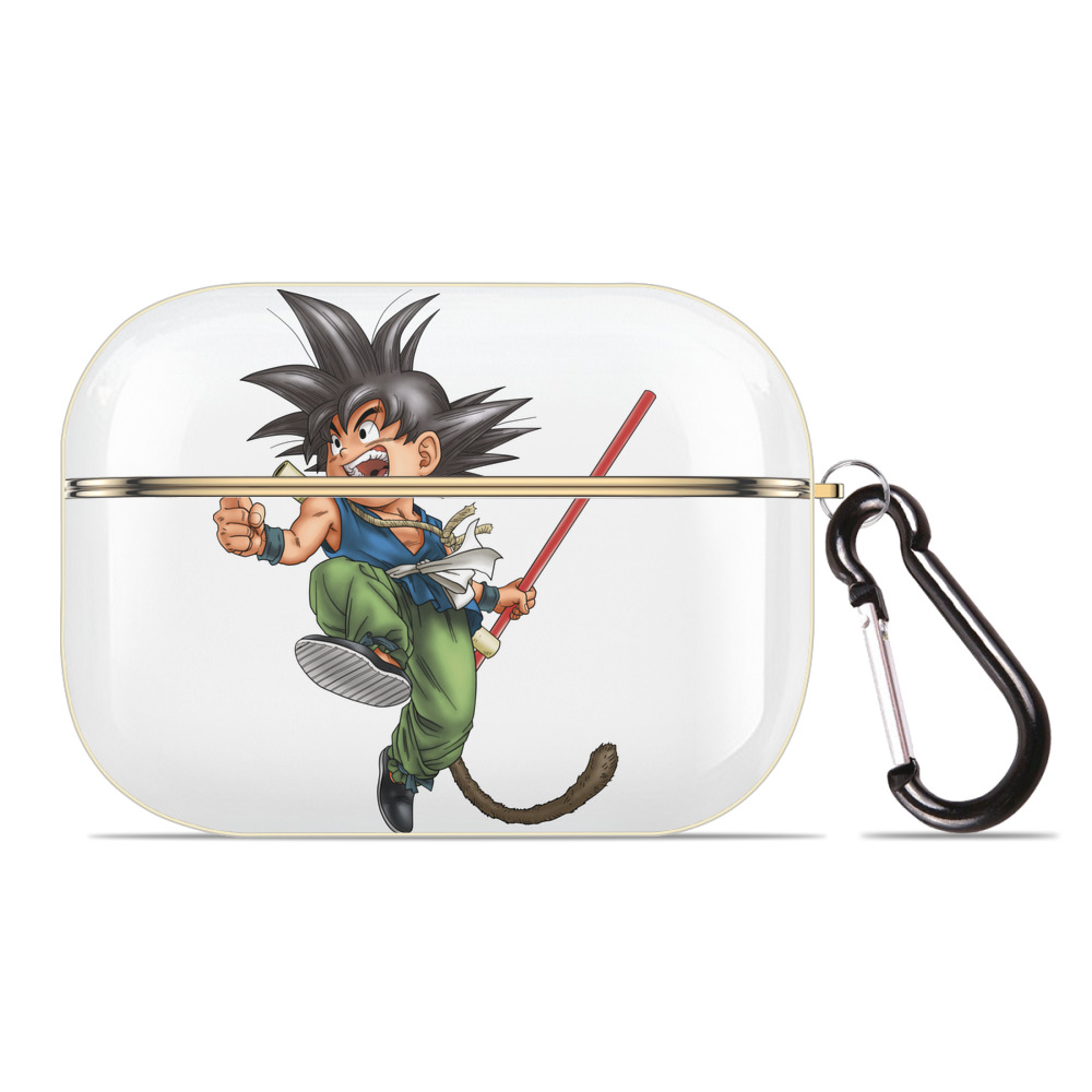 （画像用） ドラゴンボール 孫悟空（そん ごくう）Son Goku カカロット DRAGON BALL Kakarotto 【AirPods Pro用】ハードシェル保護ケース｜耐衝撃・防指紋・カラビナ付き商品仕様